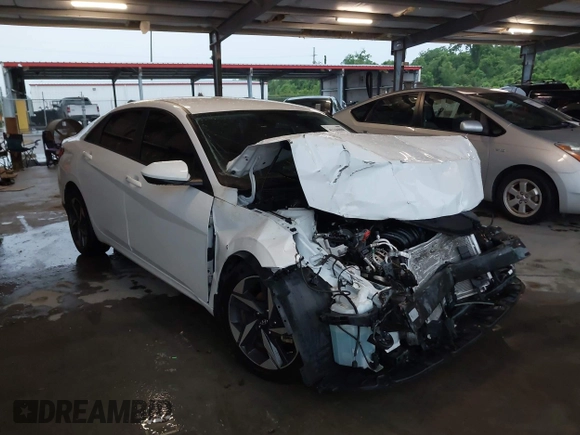 2023 Hyundai Elantra SEL with VIN 5NPLS4AG7PH100586, listed as a IAAI auction lot 42166088 with Not provided miles and . Bid and sale history available at DreamBid. Image 1.