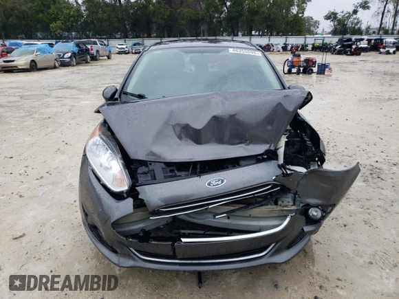 2017 Ford Fiesta Titanium with VIN 3FADP4CJ4HM123260, listed as a Copart auction lot 46355095 with 69,398 mi miles and Salvage Title. Bid and sale history available at carsss.com. Image 5.