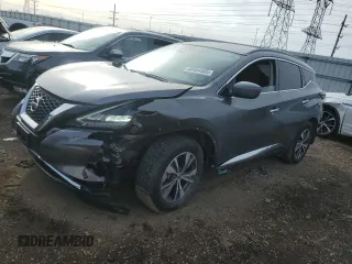 2022 Nissan Murano SV z VIN 5N1AZ2BS9NC127108, wystawiony jako Copart lot #44454565 z przebiegiem 43 923 mil mil oraz Szkoda całkowita • Salvage title. Historia ofert i sprzedaży dostępna na DreamBid. Obrazek 1.