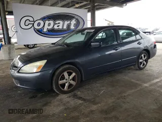 2005 Honda Accord EX-L z VIN 1HGCM568X5A054856, wystawiony jako Copart lot #54598685 z przebiegiem 209 317 mil mil oraz Szkoda całkowita • Salvage title. Historia ofert i sprzedaży dostępna na DreamBid. Obrazek 1.