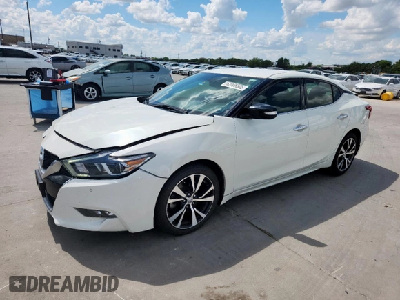 2016 Nissan Maxima Platinum with VIN 1N4AA6AP0GC429198, listed as a Copart auction lot 62066505 with 151,479 mi miles and Salvage title. Bid and sale history available at DreamBid. Image 1.