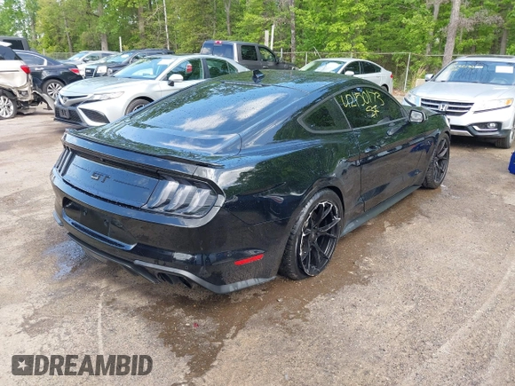 2022 Ford Mustang GT with VIN 1FA6P8CF3N5133730, listed as a IAAI auction lot 42150173 with 43,233 mi miles and . Bid and sale history available at DreamBid. Image 4.