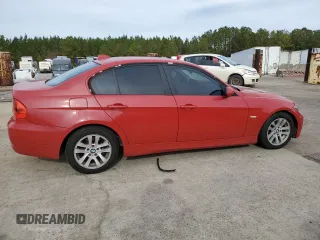 2007 BMW 3 Series 328i with VIN WBAVA33517KX73891, listed as a Copart auction lot 49141355 with Not Provided miles and Clean Title. Bid and sale history available at carsss.com. Image 3.