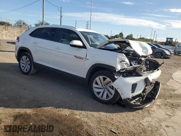 2023 Volkswagen Atlas SE with VIN 1V2WC2CA5PC225975, listed as a Copart auction lot 41335725 with 11,374 mi miles and Salvage title. Bid and sale history available at DreamBid. Image 4.