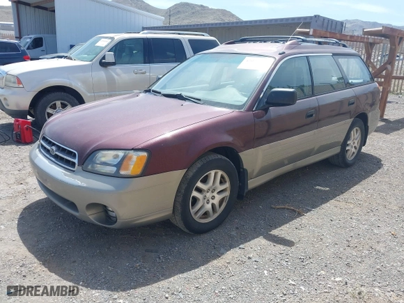 2000 Subaru Legacy Wagon Outback w/RB Equip with VIN 4S3BH6659Y6663406, listed as a IAAI auction lot 42095144 with 270,836 mi miles. Bid and sale history available at carsss.com. Image 2.
