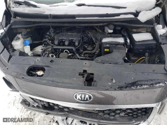 2017 Kia Sedona LX with VIN KNDMB5C19H6324702, listed as a Copart auction lot 46350985 with 89,417 mi miles and Salvage Title. Bid and sale history available at carsss.com. Image 12.