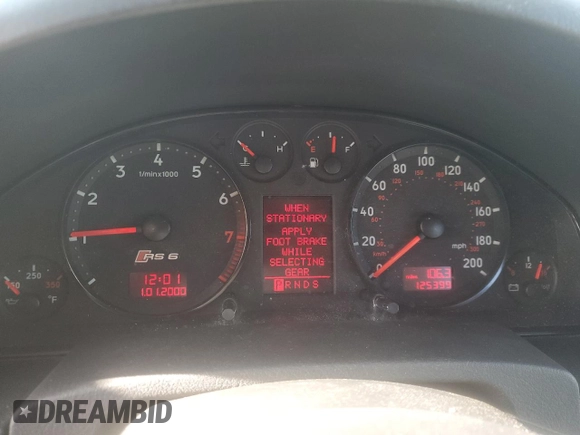 2003 Audi RS 6 z VIN WUAPV54B73N905368, wystawiony jako Copart lot #85366564 z przebiegiem 125 339 mil mil oraz Tytuł czysty. Historia ofert i sprzedaży dostępna na DreamBid. Obrazek 9.