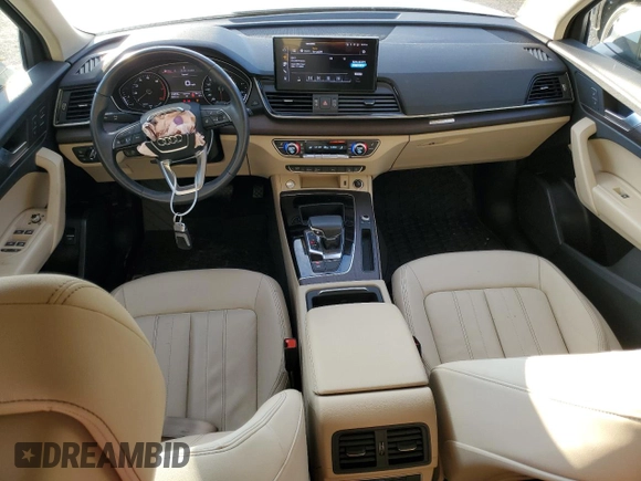 2022 Audi Q5 Premium with VIN WA1ABAFY5N2091340, listed as a Copart auction lot 81813484 with 29,658 mi miles and Salvage title. Bid and sale history available at DreamBid. Image 8.