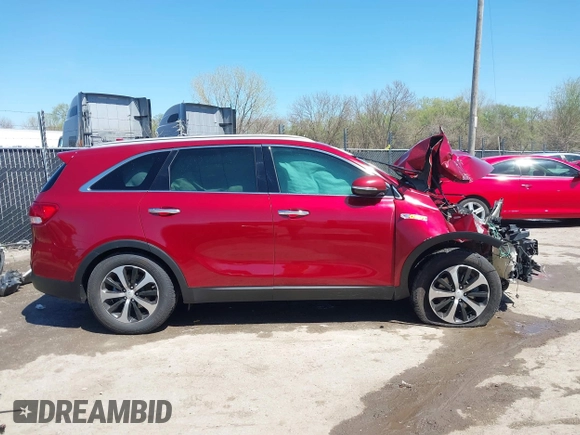 2016 Kia Sorento EX with VIN 5XYPH4A55GG106229, listed as a IAAI auction lot 39157669 with 94,502 mi miles. Bid and sale history available at carsss.com. Image 14.