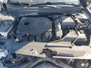 2018 Hyundai Sonata Sport Plus with VIN 5NPE34AF4JH709798, listed as a Copart auction lot 46046495 with 107,575 mi miles and Salvage Title. Bid and sale history available at DreamBid. Image 12.