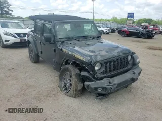 2024 Jeep Wrangler Sport S z VIN 1C4PJXDGXRW334039, wystawiony jako Copart lot #54206225 z przebiegiem 13 528 mil mil oraz Szkoda całkowita • Salvage title. Historia ofert i sprzedaży dostępna na DreamBid. Obrazek 14.