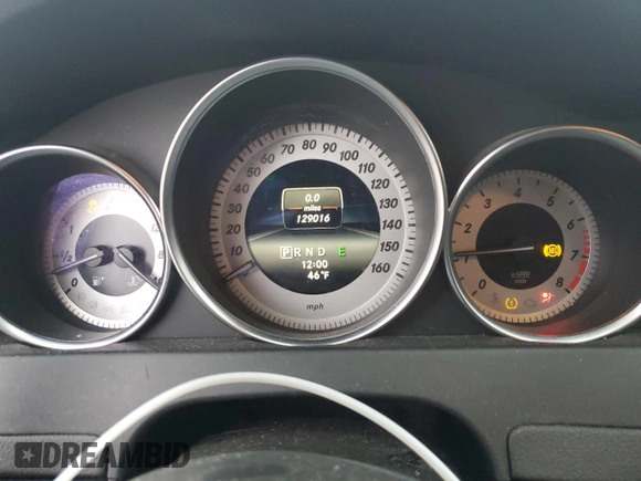 2014 Mercedes-Benz C with VIN WDDGF4HB2EA935084, listed as a Copart auction lot 44710705 with 129,016 mi miles and Salvage Title. Bid and sale history available at carsss.com. Image 9.