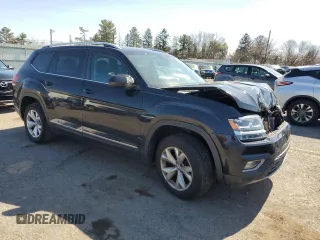 2018 Volkswagen Atlas 3.6L V6 SEL with VIN 1V2MR2CA3JC505648, listed as a Copart auction lot 48658235 with 68,455 mi miles and Salvage Title. Bid and sale history available at carsss.com. Image 4.