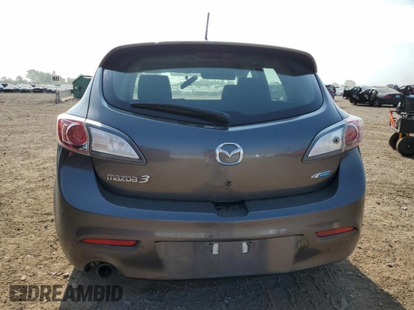 2013 Mazda 3 i Touring with VIN JM1BL1L74D1735434, listed as a Copart auction lot 60664325 with 458,686 mi miles and Salvage title. Bid and sale history available at DreamBid. Image 6.