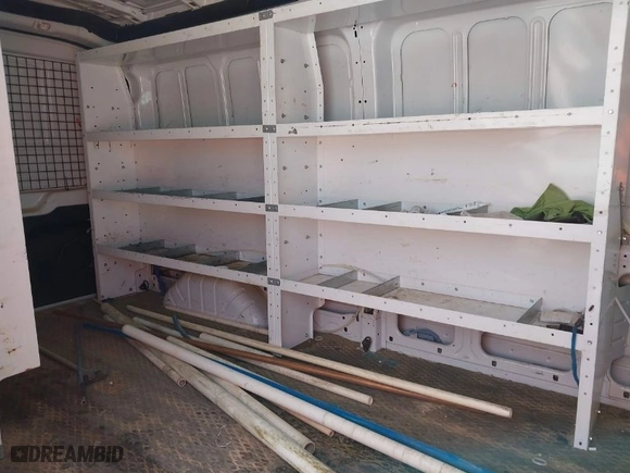 2019 Ford Transit Van with VIN 1FTBW2CM3KKB42223, listed as a IAAI auction lot 41965322 with 140,755 mi miles. Bid and sale history available at carsss.com. Image 7.