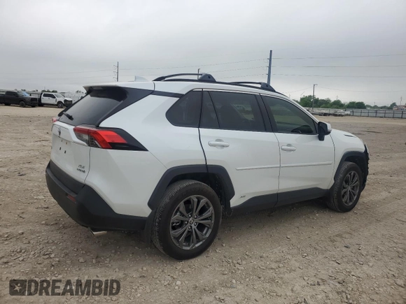 2024 Toyota RAV4 Hybrid XLE Premium with VIN JTMB6RFV6RJ054408, listed as a Copart auction lot 52120745 with 2,961 mi miles and Salvage Title. Bid and sale history available at DreamBid. Image 3.