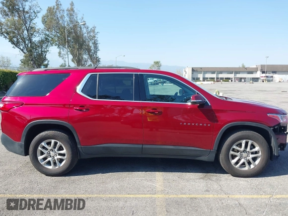 2020 Chevrolet Traverse LT Cloth with VIN 1GNERGKW5LJ300483, listed as a IAAI auction lot 41988927 with 89,250 mi miles. Bid and sale history available at carsss.com. Image 14.