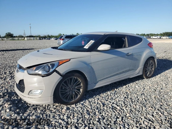 2013 Hyundai Veloster RE:MIX with VIN KMHTC6AD4DU127949, listed as a Copart auction lot 56993075 with 95,772 mi miles and Salvage title. Bid and sale history available at DreamBid. Image 1.