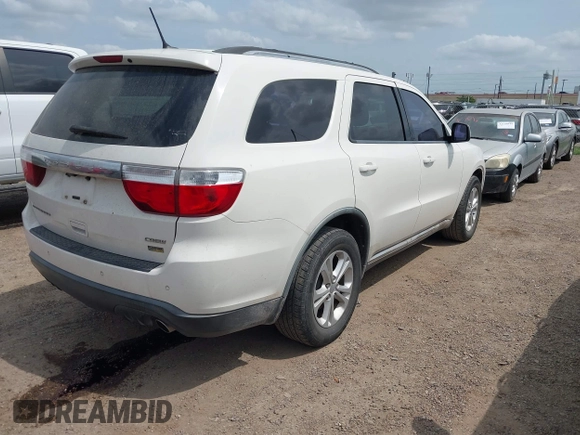 2011 Dodge Durango Crew with VIN 1D4RD4GG6BC730344, listed as a IAAI auction lot 42154714 with 211,903 mi miles and . Bid and sale history available at carsss.com. Image 4.