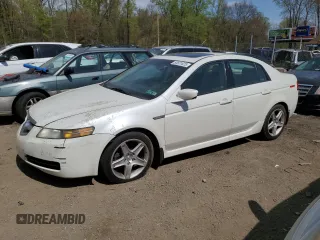 2004 Acura TL with VIN 19UUA66254A036908, listed as a Copart auction lot 53621625 with 224,661 mi miles and Salvage Title. Bid and sale history available at carsss.com. Image 1.