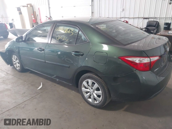 2016 Toyota Corolla L with VIN 2T1BURHE9GC726280, listed as a IAAI auction lot 42448663 with 64,359 mi miles and . Bid and sale history available at DreamBid. Image 3.