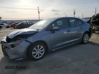 2022 Toyota Corolla LE with VIN 5YFEPMAE7NP303616, listed as a Copart auction lot 48185395 with 31,007 mi miles and Salvage Title. Bid and sale history available at carsss.com. Image 1.