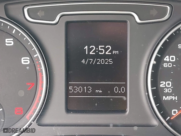 2015 Audi Q3 2.0T Premium Plus with VIN WA1EFCFSXFR009768, listed as a IAAI auction lot 41974476 with 53,013 mi miles. Bid and sale history available at carsss.com. Image 16.