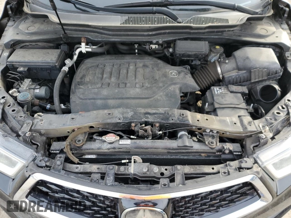 2017 Acura MDX w/Advance Pkg with VIN 5FRYD4H81HB001548, listed as a Copart auction lot 45001065 with 65,888 mi miles and Salvage Title. Bid and sale history available at carsss.com. Image 12.