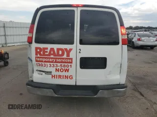 2014 Chevrolet Express Passenger LT with VIN 1GAZG1FGXE1157798, listed as a Copart auction lot 64301595 with 272,982 mi miles and Clean title. Bid and sale history available at DreamBid. Image 7.