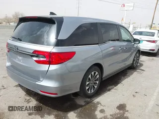 2024 Honda Odyssey EX-L with VIN 5FNRL6H67RB046630, listed as a IAAI auction lot 41933690 with 35,880 mi miles and . Bid and sale history available at DreamBid. Image 4.