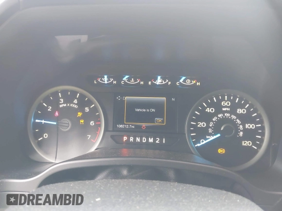 2017 Ford F-150 XL with VIN 1FTEW1EFXHKD12771, listed as a IAAI auction lot 42468240 with 106,212 mi miles and . Bid and sale history available at DreamBid. Image 7.