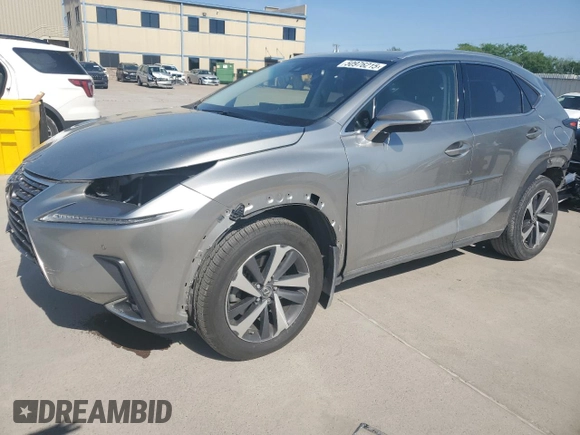 2019 Lexus NX 300 with VIN JTJBARBZ9K2197650, listed as a Copart auction lot 50976215 with 49,021 mi miles and Salvage Title. Bid and sale history available at DreamBid. Image 1.