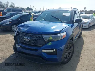 2023 Ford Explorer XLT with VIN 1FMSK7DH9PGA46015, listed as a IAAI auction lot 41593747 with 40,100 mi miles. Bid and sale history available at carsss.com. Image 16.