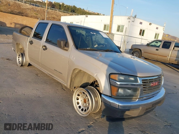 2004 GMC Canyon 1SB SLE Z85 with VIN 1GTCS136748118065, listed as a IAAI auction lot 41413026 with 183,675 mi miles. Bid and sale history available at carsss.com. Image 1.