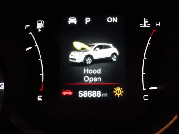 2021 FIAT 500X Trekking with VIN ZFBNF3B17MP909591, listed as a IAAI auction lot 41256551 with 58,688 mi miles and . Bid and sale history available at DreamBid. Image 15.