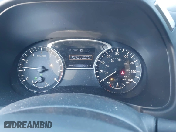 2017 Nissan Pathfinder SL with VIN 5N1DR2MM8HC672040, listed as a IAAI auction lot 41853921 with 168,877 mi miles. Bid and sale history available at carsss.com. Image 7.