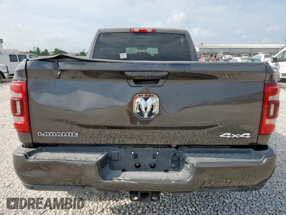 2024 Ram 2500 Laramie with VIN 3C6UR5FL9RG355268, listed as a Copart auction lot 55489735 with 33,207 mi miles and Salvage title. Bid and sale history available at DreamBid. Image 6.