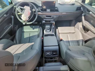 2024 Audi Q5 S line Premium with VIN WA1GAAFY6R2030890, listed as a Copart auction lot 59432555 with 33,671 mi miles and Salvage title. Bid and sale history available at DreamBid. Image 8.
