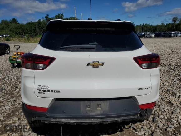2022 Chevrolet TrailBlazer ACTIV with VIN KL79MSSL4NB146005, listed as a Copart auction lot 60079514 with 24,769 mi miles and Salvage Title. Bid and sale history available at DreamBid. Image 6.