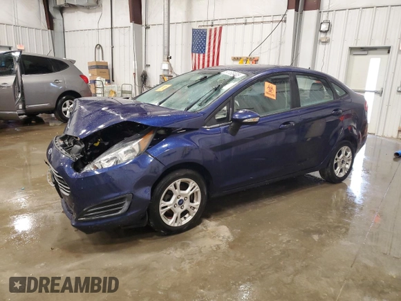 2016 Ford Fiesta SE with VIN 3FADP4BJ7GM184733, listed as a Copart auction lot 51133405 with 0 mi miles and Non Repairable. Bid and sale history available at carsss.com. Image 1.