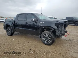 2021 GMC Sierra 1500 AT4 with VIN 3GTU9EET1MG464553, listed as a Copart auction lot 51775155 with 43,071 mi miles and Salvage Title. Bid and sale history available at carsss.com. Image 4.