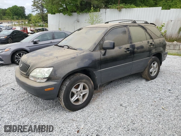 1999 Lexus RX 300 Luxury SUV with VIN JT6GF10U1X0026047, listed as a Copart auction lot 53750535 with 152,761 mi miles and Clean Title. Bid and sale history available at carsss.com. Image 1.