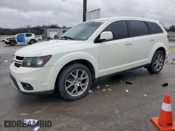 2015 Dodge Journey R/T z VIN 3C4PDDEG7FT701176, wystawiony jako Copart lot #43265675 z przebiegiem 105 160 mil mil oraz Szkoda całkowita • Salvage title. Historia ofert i sprzedaży dostępna na DreamBid. Obrazek 1.
