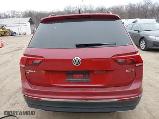 2020 Volkswagen Tiguan SE with VIN 3VV2B7AX2LM018722, listed as a IAAI auction lot 41802291 with 58,914 mi miles. Bid and sale history available at carsss.com. Image 16.