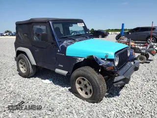1997 Jeep Wrangler SE with VIN 1J4FY29P2VP446786, listed as a Copart auction lot 52295305 with 0 mi miles and Salvage Title. Bid and sale history available at carsss.com. Image 4.