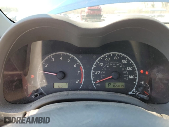 2010 Toyota Corolla with VIN JTDBU4EE6A9115451, listed as a Copart auction lot 50299565 with 165,019 mi miles and Salvage Title. Bid and sale history available at carsss.com. Image 9.
