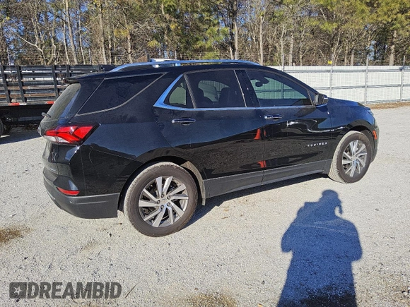 2023 Chevrolet Equinox Premier z VIN 3GNAXNEG3PL215430, wystawiony jako Copart lot #86351014 z przebiegiem 10 239 mil mil oraz Czysty tytuł • Clean title. Historia ofert i sprzedaży dostępna na DreamBid. Obrazek 3.
