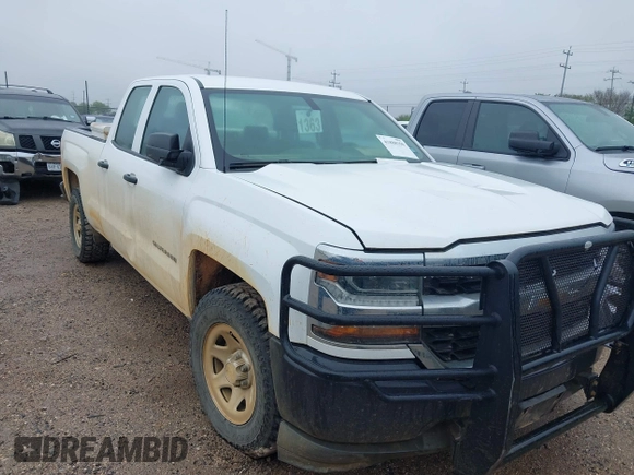 2018 Chevrolet Silverado 1500 Work Truck with VIN 1GCRCNEC5JZ241810, listed as a IAAI auction lot 41888350 with 85,419 mi miles. Bid and sale history available at carsss.com. Image 1.