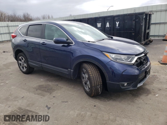 2019 Honda CR-V EX with VIN 2HKRW2H52KH633042, listed as a Copart auction lot 42167633 with 43,080 mi miles. Bid and sale history available at carsss.com. Image 4.