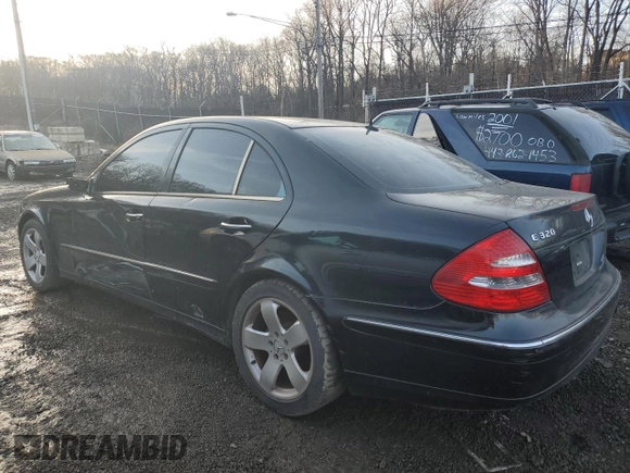 2005 Mercedes-Benz E-Class 3.2L with VIN WDBUF65J15A617718, listed as a Copart auction lot 42322955 with 0 mi miles and Salvage Title. Bid and sale history available at carsss.com. Image 2.